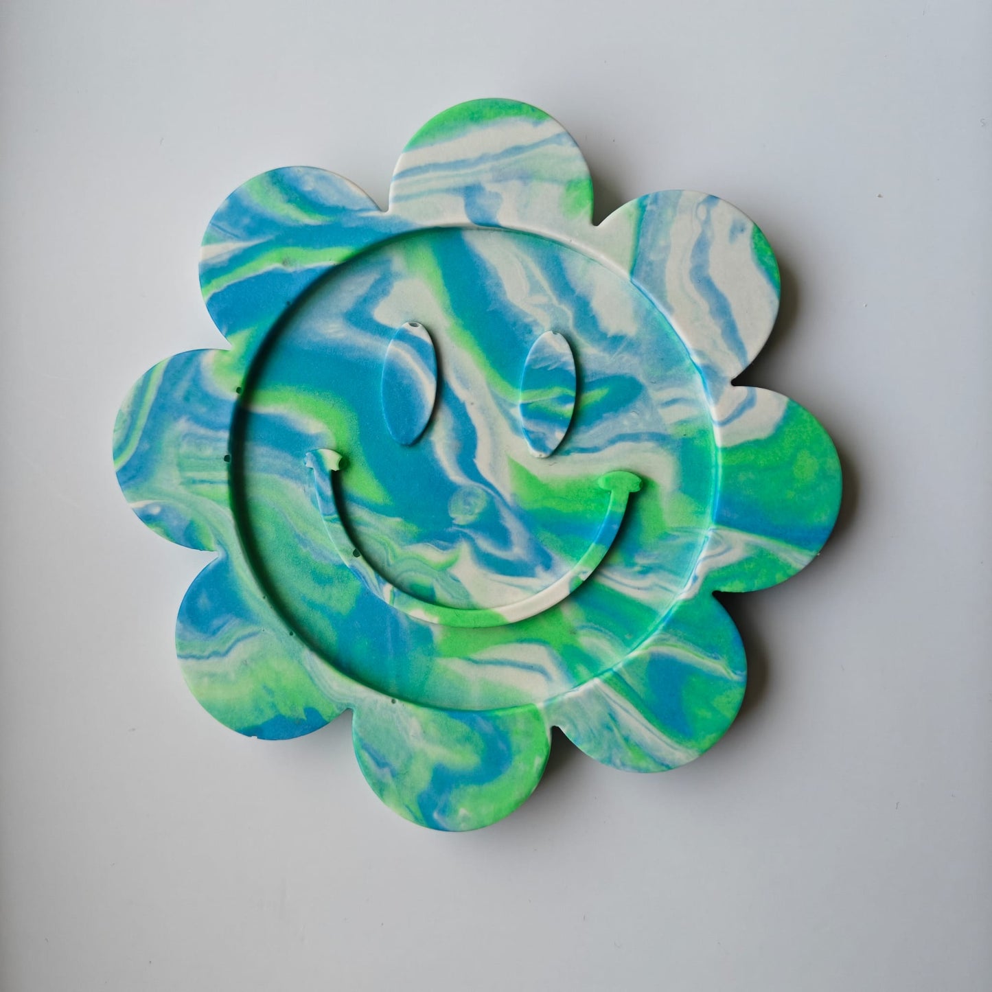 Coaster - Green/Blue/White