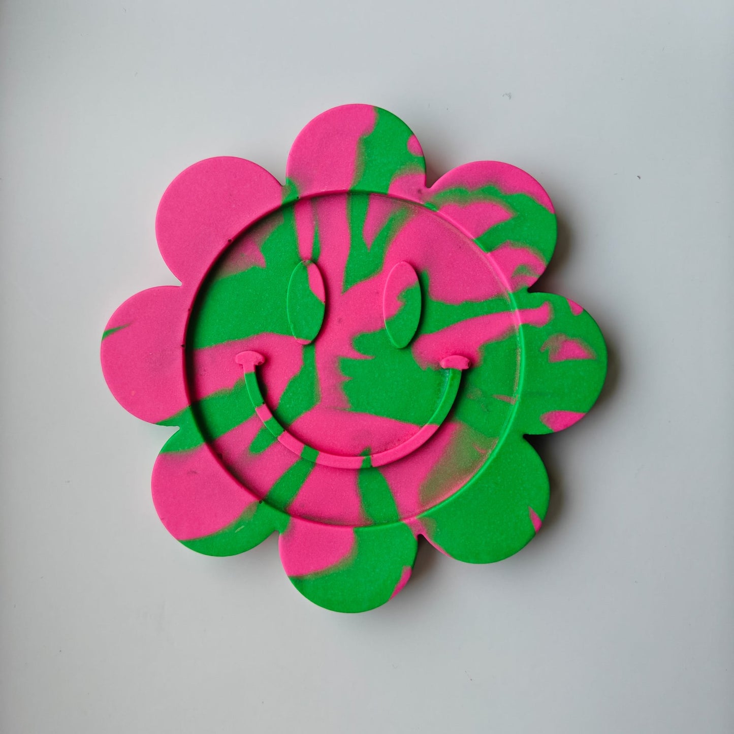 Coaster - Green/Pink