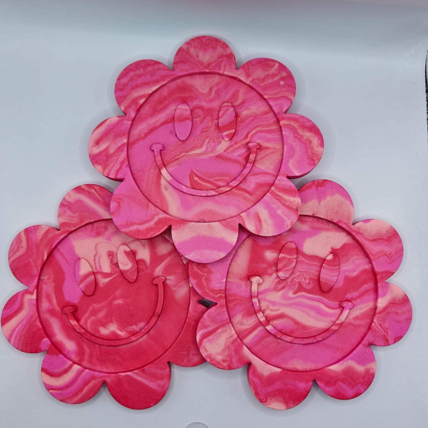 Coaster - Red/Pink/Peach