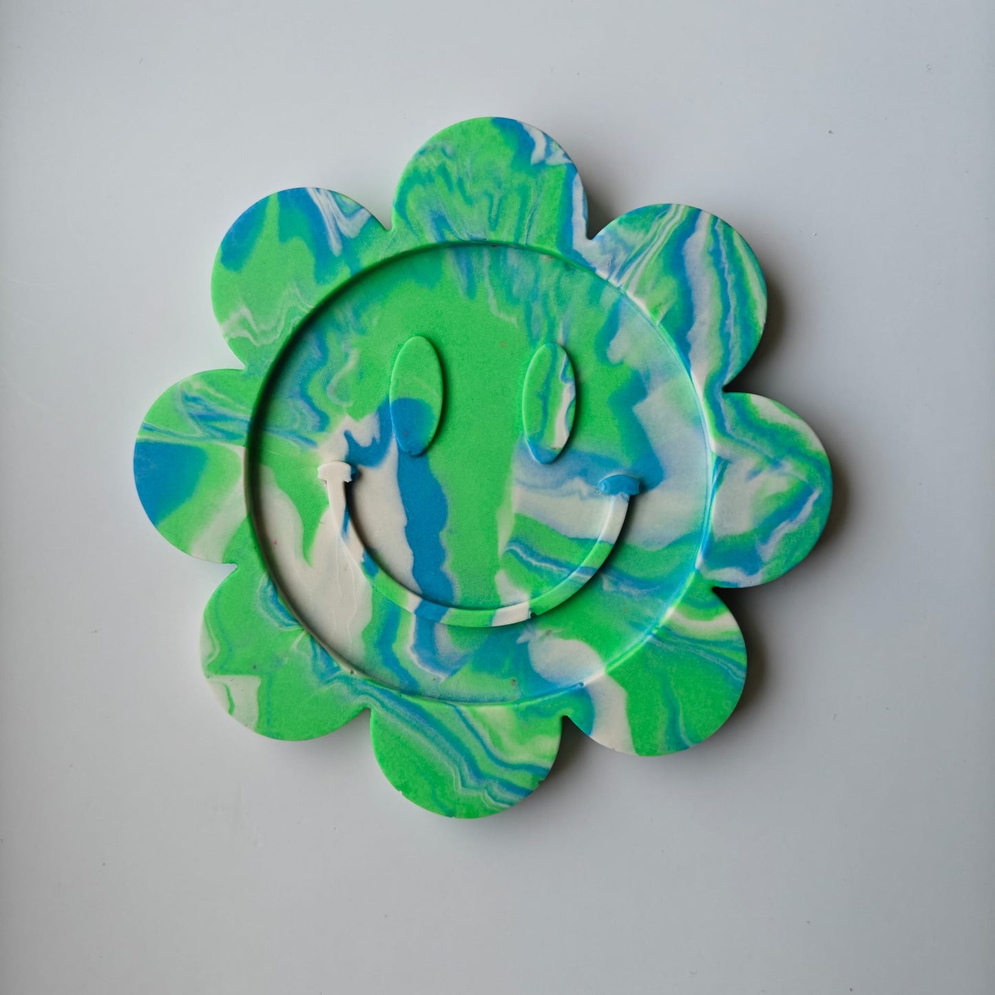 Coaster - Green/Blue/White