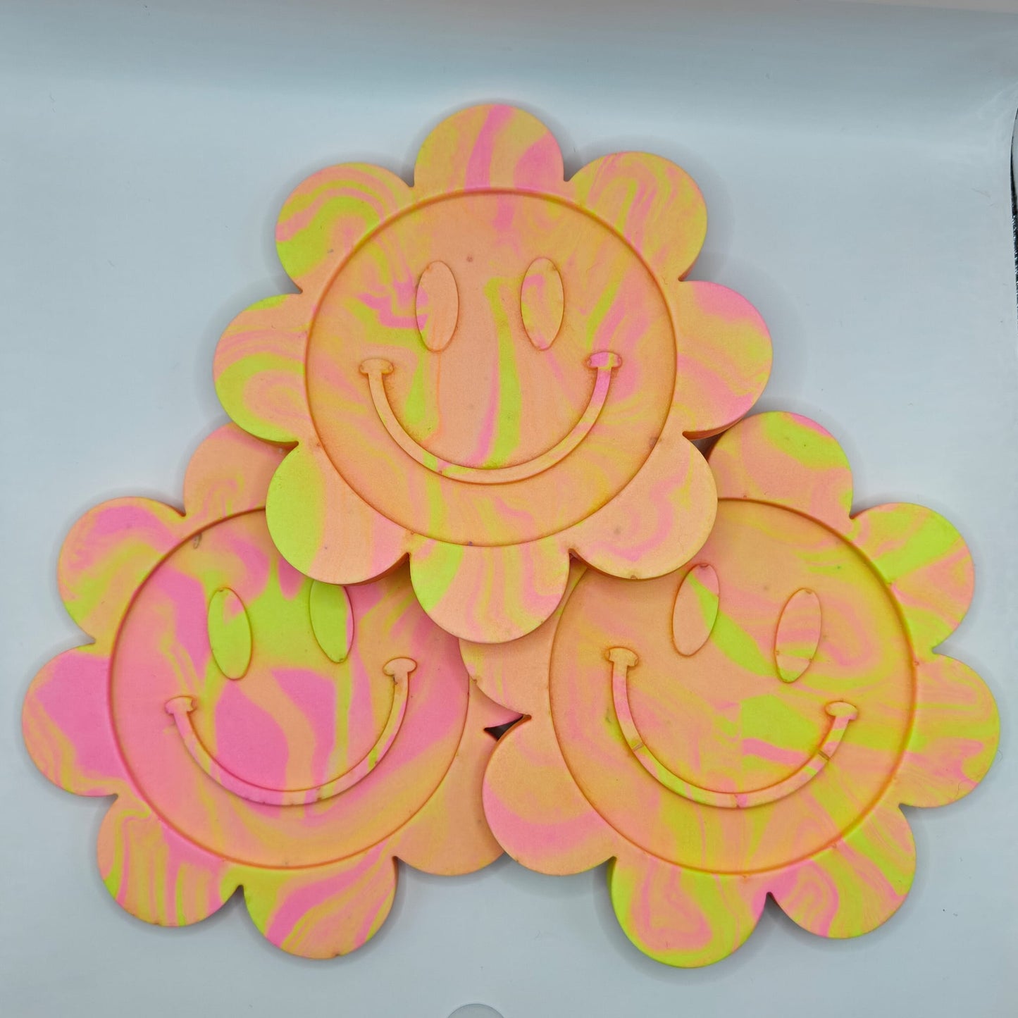 Coaster - Yellow/Orange/Pink
