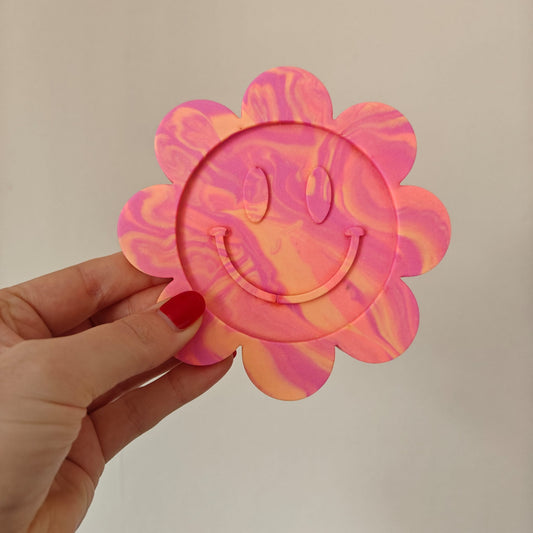 Coaster - Pink/Orange/Peach