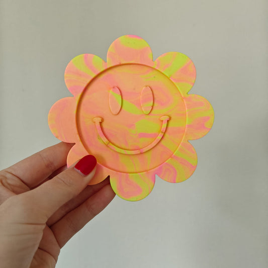 Coaster - Yellow/Orange/Pink